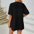 thumbnail image 5 of Ketyyh-chn99 Cardigan for Women Summer Lightweight Open Front Kimono Cardigans Jacket Black,L, 5 of 5
