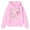 C-Pink172, variant on DHFJKG Girls Hoodies Kids Oversized Sweet Heart Graphic Print Long Sleeve Sweatshirt Soft Comfortable Hooded Pullover With Pocket Toddlers Casual Tops