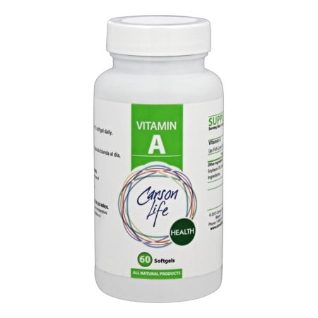 Carson Life - Vitamin A 10000 IU - 60 Softgels
