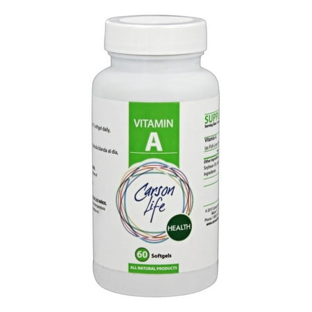 CARSON LIFE Santé vitamine supplément alimentaire, 60 count