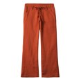 thumbnail image 4 of Ma Croix Womens Casual Linen Palazzo Trousers with Lantern Drawstring, 4 of 6