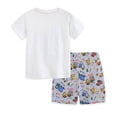 thumbnail image 4 of WhouRiu Boys Casual Outfits Short Sleeve Cartoon Graphic Tees And Shorts Sets Kids Summer Clothes, 4 of 6