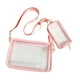 thumbnail image 5 of Bolsa transparente con bolsa pequeña y correa ajustable de PVC para festivales, conciertos y actividades al aire libre. Rosa, 5 of 9
