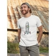 thumbnail image 2 of Rocket Schematics Space Ship Tee Men's -Image by Shutterstock, 2 of 4