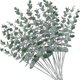 thumbnail image 4 of 20 pcs Artificial Eucalyptus Stems Flowers Short Artificial Eucalyptus Green Stems Fake Eucalyptus Leaves Branches, 4 of 5