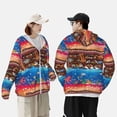 thumbnail image 5 of Picia Animals On Noah's Ark2 Women's Men's UPF 50+ Sun Protection Hoodie Shirt Long Sleeve SPF Fishing Outdoor UV Hiking Lightweight Shirts-, 5 of 9