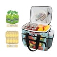thumbnail image 2 of FORMRS Insulated Cooler Bag 24 Cans Capacity Soft Leakproof Lunch Box with Side Pockets, Orange Floral Tomatoes, 2 of 7