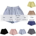 thumbnail image 3 of Hurxie Sweat Shorts for Women Casual Summer Athletic Short Elastic Waist Comfy Lounge Shorts Bottoms with Pockets Coffee,XL, 3 of 7