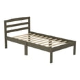 thumbnail image 3 of Furniture of America Knott Mattress Ready Wood Brushed Gray Twin Kids Bed, 3 of 6