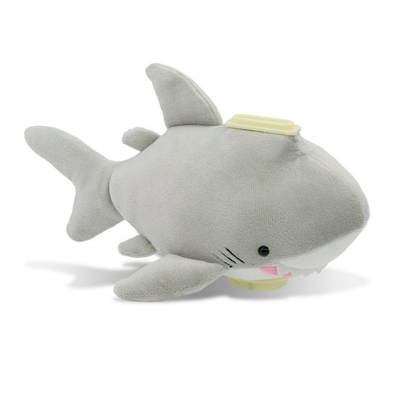 DolliBu Gray Shark Stuffed Animal Coin Bank - Super Soft Shark Plush Piggy Bank, Ocean Life Animal Plush Children's Piggy Bank, Cute Sea Creature Plush Shark Room Decor for Kids - 9 Inches