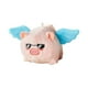thumbnail image 1 of Llavero de cerdo de peluche con cola meneante, pequeño animal, para mochilas y bolsos. Azul, 1 of 9
