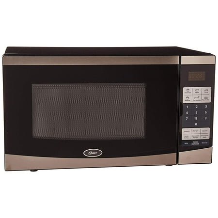 Oster 0.7 Cu. Ft. Compact Microwave - Stainless-steel/black Ogyu701