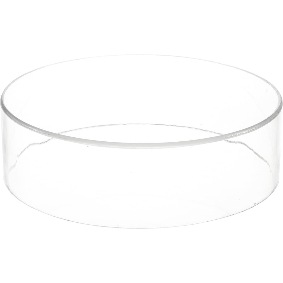 2 inches x 5 inches Height Depth Plymor Clear Acrylic Round Cylinder Display Riser 