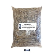 Plasticplace Rubber Bands, Size #33, 1 Lb, Approx. 875 (3.5" X 1/8")