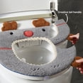 thumbnail image 4 of Qholemyo Toilet Seat Household Embroidery Sitting Washer Toilet Seat Cover Cute Washer Toilet Seat Toilet Seat Soft Cushion, 4 of 5