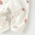 thumbnail image 5 of Splozh Baby Girl Newborn Clothes Baby Hooded Suit 3 6 12 18 24 Months Cute Printed Baby Long Sleeved Open Back Hood Climbing Suit,Pink,0-3 Months, 5 of 6