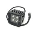 thumbnail image 3 of Southern Truck Driving/Fog Light 79916 Driving/Fog Light; Black Series; LED Bulb; 4 Clear LED 4 Watt Bulb; 3 Inch Cube; 16 Watt/1.3 Amp Draw; 8 Degree Spot Beam; 1440 Lumens; Clear Lens/Black Panel, 3 of 3