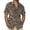 Khaki*, variant on RUTAYY Men's Shirts Casual Short Sleeve Turndown Collar Leopard Print Button Down Summer Outdoor Party Holiday Beach Blouse