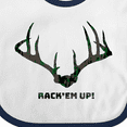 thumbnail image 4 of Inktastic Rack 'em Up in Camo Boys or Girls Baby Bib, 4 of 4