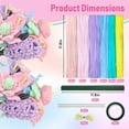 thumbnail image 5 of MQ 450 Pcs Pipe Cleaners, 6 Colors Pipe Cleaners Crafts, Macaron Candy Colors, Assortment Pastel Macaron Color Chenille Stems for Arts and Craft Projects Creative DIY Decorations, 5 of 9