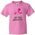 thumbnail image 3 of Inktastic My Titi Loves me with Two Flamingos Youth T-Shirt, 3 of 5