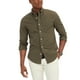 thumbnail image 1 of Camisa Tommy Hilfiger de manga larga Oxford verde militar para hombre, 1 of 5