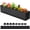 Black, variant on 1 Pcs Long Rectangular Planter Box Window Sill Plant Box Metal Water Trough Indoor Large Modern Steel with Drainage Holes Herb Garden Home (32 x 3.5 x 3.5 Inch,Black)