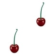 thumbnail image 4 of Wosthever Lovely Wine Red Cherry Shape Plastic Toilet Brush Holder Set Herramientas de limpieza Colores aleatorios uno 2piezas, 4 of 6