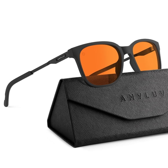 Gafas contra luz azul ANYLUV Estilosas Antifatiga para Hombres