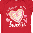 thumbnail image 4 of Inktastic Daddy's Little Sweetie with Pink Heart Cookie Boys or Girls Baby Bodysuit, 4 of 5
