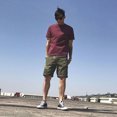 thumbnail image 3 of Camiseta de hombre sin logotipo, camisetas para hombre, camisetas lisas negras con músculos, ropa de calle ajustada para gimnasio, camiseta holgada de manga corta elástica S, 3 of 5