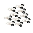 thumbnail image 2 of relayinert Rail de Rideau Robuste 10 Pcs Rail Coulissant Robuste Crochet de Transport Roulant Support de Plafond Solide et Durable Blanc Noir Style 5 1Ensemble, 2 of 6