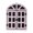 Pink, variant on Wood Wall Hangings Pendants False Window Blackboard Message Board Wall Home Hangings Decorations for Farmhouses Livingrooms
