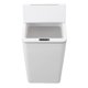 thumbnail image 4 of Cubo de basura con sensor de escritorio, tapa plegable con carga USB, cubo de basura de inducción inteligente de 9L para dormitorio, baño, oficina, blanco, 4 of 10