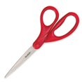 thumbnail image 3 of Scotch Household Scissors 7 in Right Left Hand Stainless Steel Blade Red, 6 Pack, 3 of 4