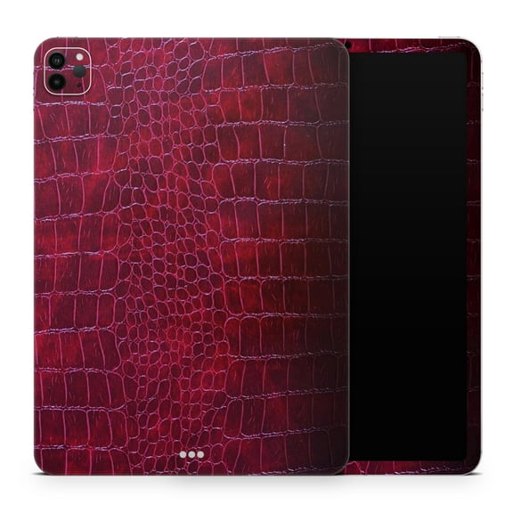 DesignSkinz Red Snake Skin Pattern V4 Full-Body Skin Decal Wrap Cover for iPad (A1219/A1337)