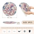 thumbnail image 2 of Pink Coral Octopus Trivet Mats Woven Pot Holders 3Pcs Non-Slip Heat Resistant for Hot Pots Pans Pats, 2 of 6