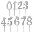 thumbnail image 5 of HOMEMAXS 10Pcs Numbers 09 Cupcake Toppers Cupcake Picks Birthday Party Decorations, 5 of 9