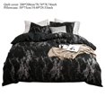thumbnail image 3 of LYUMO 3Pcs/Set Polyester Marbled Quilt Cover Pillowcase Bedding Set EU-Double Size, Comfortable Bedding, Bedding Set, 3 of 7