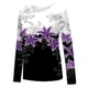thumbnail image 5 of Pntutb Mujer Casual Cuello Redondo Manga Larga Impreso Camisa Suelta Blusa tops Pntutb Pntutb-7395, 5 of 5