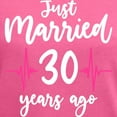 thumbnail image 3 of CafePress - 30Th 30 Year Wedding Anniversary Gift Couples Husb Women's V Neck T Shirt - Women's V-Neck Dark T-Shirt, 3 of 3