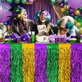thumbnail image 2 of Pack de 2 faldas para mesa de fiesta de Mardi Gras Mega-Loopolis, 2 of 8