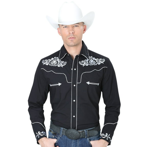 Shirt for Men El General Western Size M