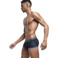 thumbnail image 3 of JOCKMAIL Men's Underwear Boxer Briefs Mesh Breathable Boxer Briefs Soft Stretch Trunks, 3 of 7