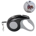 thumbnail image 2 of 5m Dog Leash Retractable, Dog Walking Leash Perfect for Large Medium Small Dog , Break and Lock System Black, 2 of 8