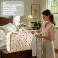 thumbnail image 4 of Clearance Under $5 Boovnll Clothes Storage, 55L Large Capacity Thicken Non-Woven Foldable Storage Bags with Reinforced Handles & Zippers for Clothing, Blanket, Comforters, Storage and Organization, 4 of 8