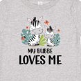 thumbnail image 4 of Inktastic Zebra My Bubbe Loves Me Boys or Girls Baby T-Shirt, 4 of 5