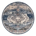 thumbnail image 3 of Unique Loom Tucson Collection Area Rug - Tubac (7' Round Blue/Black), 3 of 6
