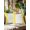 Yellow, White, Gold, variant on Outdoor Pillows Waterproof, Sage Green Striped Throw Pillows with Inserts Included, Stripes Farmhouse Modern Indoor Outdoor Decorative Lumbar Pillow for Bed/Couch/Patio 12"x20", 1Pcs