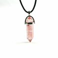 thumbnail image 4 of Natural Quartz Chakra Crystal Healing Point Cut Gemstone Pendant Reiki Necklace, 4 of 4